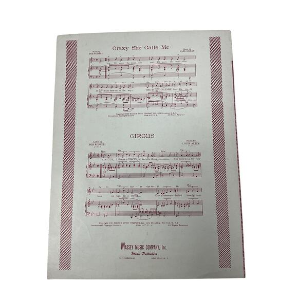 My Heart Cries For You Sheet Music 1950 Carl Sigman Percy Faith Dinah Shore - Picture 5 of 5